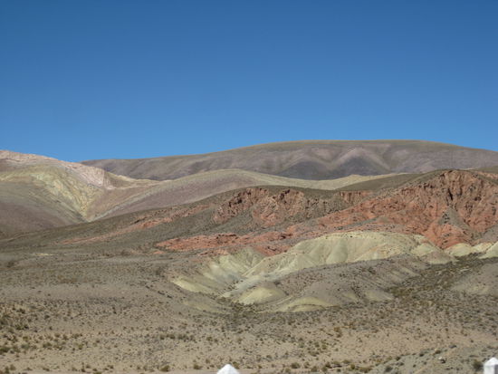 Berglandschaft in der Quebrada de Humahuaca