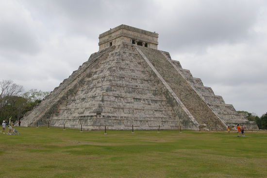 Die Hauptpyramide von Chichen Itza.