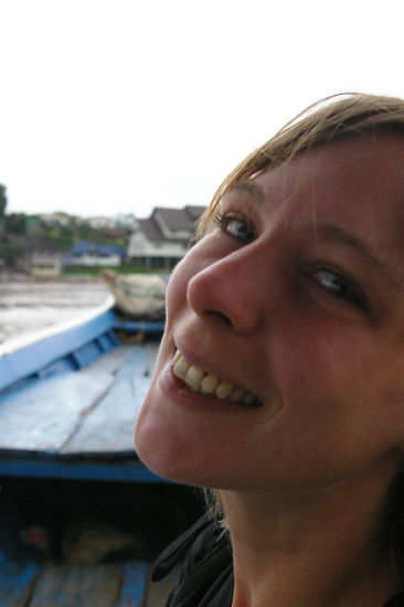 Unsere Grenzüberfahrt zwischen Laos und Thailand.