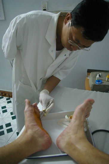 Dr. Son bei der Arbeit!