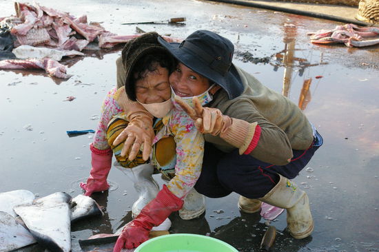 Am Fischerhafen, noch fotographierend.