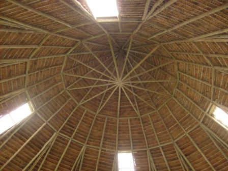 Der Speisesaal - ein traditioneller Rundbau