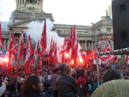 Vor dem Congreso