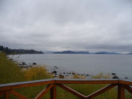 Die famose Aussicht über den See