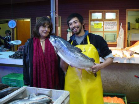 Jorge und sein riesiger Lachs