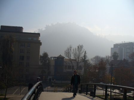 Der Hügel heisst Cerro San Cristobal