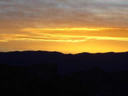 Der Himmel im Westen...