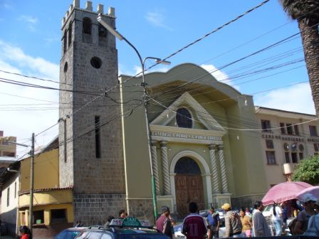 die Kirche von Coroico