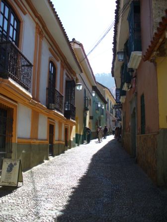 Die Calle Jaen, wo sich viele interessante Museen befinden