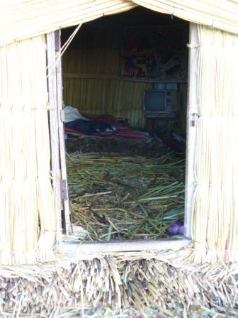 Blick in die Schlafhütte