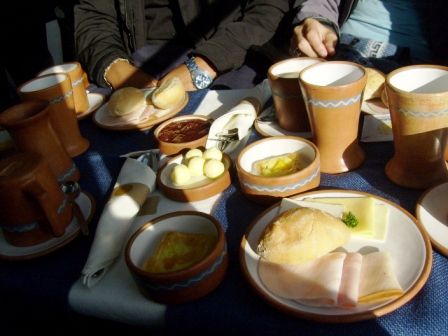 Frühstück im Zug