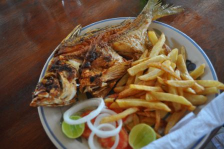 gebratener Fisch