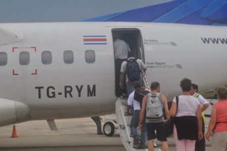 Abflug in Flores