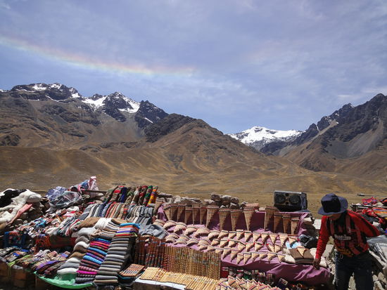 La Raya - majestätisch grüssen die schneebedeckten Andengipfel