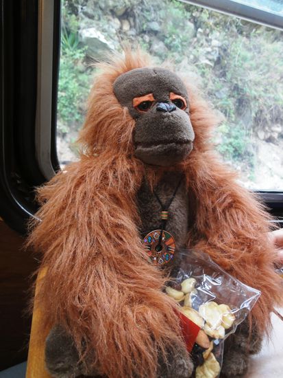 Seine Salznüsschen hätte er auf gar keinen Fall mit uns geteilt.