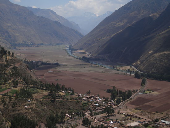 Blick ins Valle Sagrado mit dem Urubamba