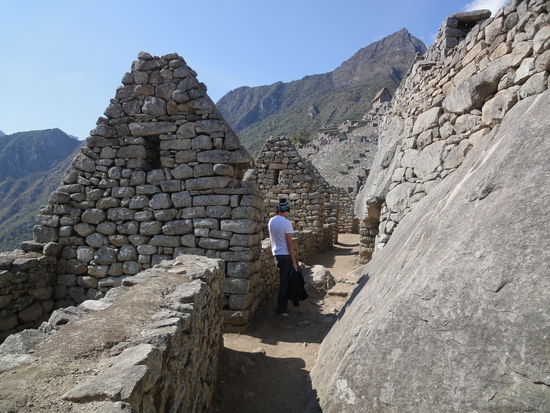 durch die Wohnbezirke