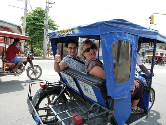 Endlich: wir fahren Mototaxi!