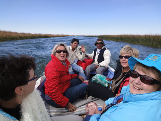 Rückfahrt mit dem Motorboot