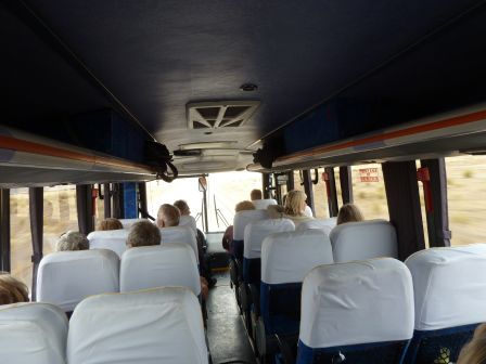 Wir fahren bequem mit unerem 20-Plätzer