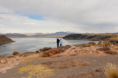 Die Aussicht auf den Umayo-See