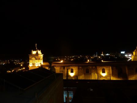 Die Aussicht aus dem Hotellift.