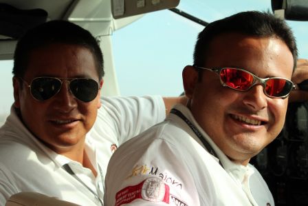 unsere beiden Piloten