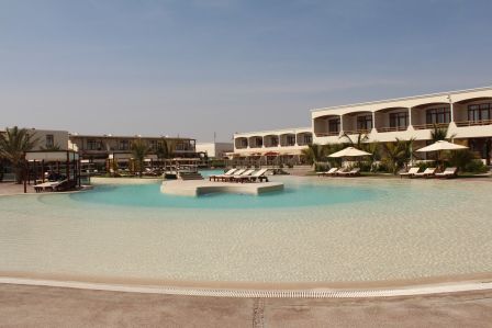 Ankunft im Hotel La Hacienda in Paracas direkt am Strand.