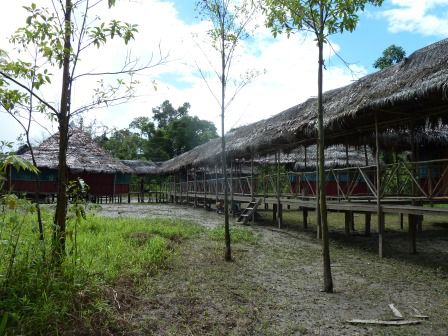 Ankunft in der Fuente del Amazonas Lodge