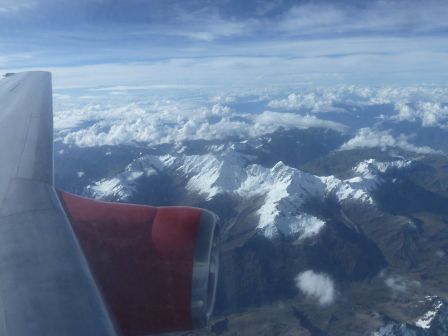 Schneeberge der Anden