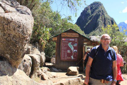 Der Einstieg zum Wayna Picchu Foto: Doris
