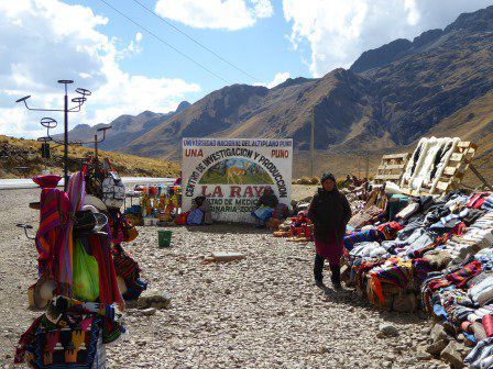 La Raya - die Kontinental-Wasserscheide auf 4335 m
Foto: Werner