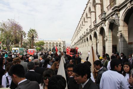 Bei der Plaza des Armas herrscht ein Gedränge
Foto: Beat