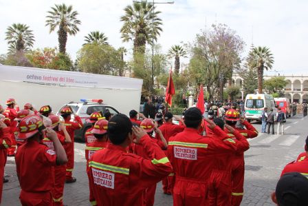 Die Bomberos (Feuerwehr) steht bereit
Foto: Beat