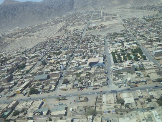 Nasca - eine Stadt in der Wüste mit ca. 25'000 Einwohner
Foto: Werner