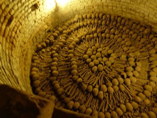 über 120'000 Menschen wurden in den Kathakomben beigesetzt.