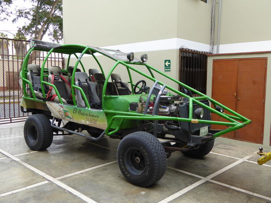 die Buggys stehen bereit  - es kann losgehen.