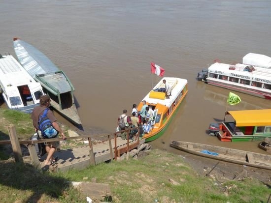 Einschiffen - es geht los.