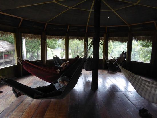 Der Hängemattenraum ist jetzt sehr beliebt