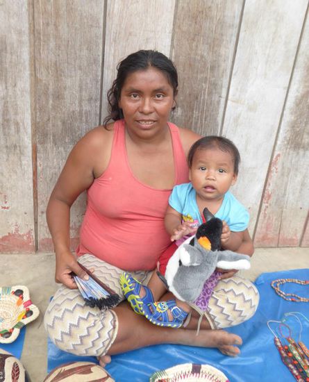 Mein Pinguin hat jemanden gefunden, der ihn lieb haben wird - und trotz Hitze wird es ihm hier gefallen.