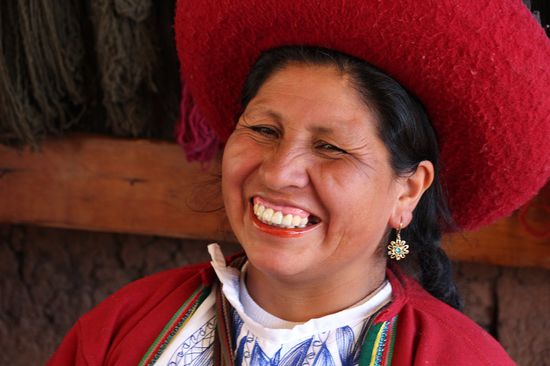 Mit so roten Lippen kann man gut lachen - Foto: Bruno