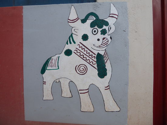 ... und an der Hauswand.