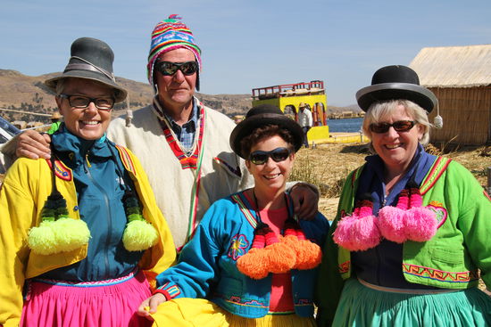 Die Uros bekommen Zuwachs: Esther, Bruno, Silvana, Pia