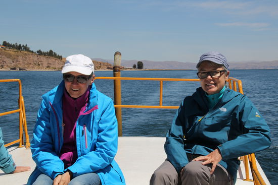 ... und auf dem oberen Deck geniesst man die Aussicht - Foto: Bruno