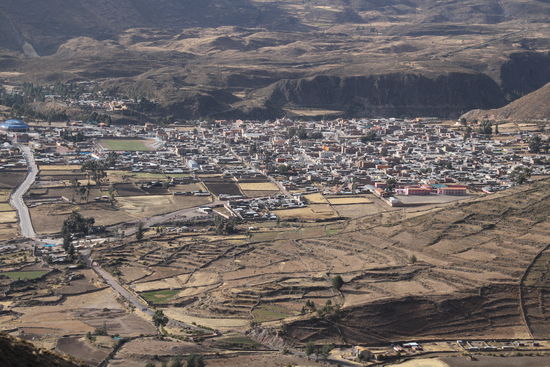 Blick auf Chivay