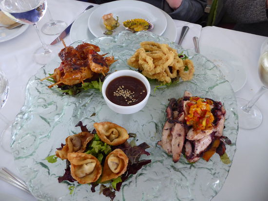 Noch einmal: feine Fischspezialitäten...