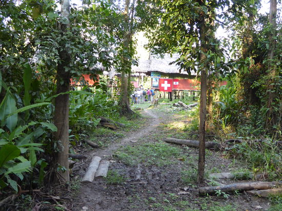 Ankunft in der Lodge