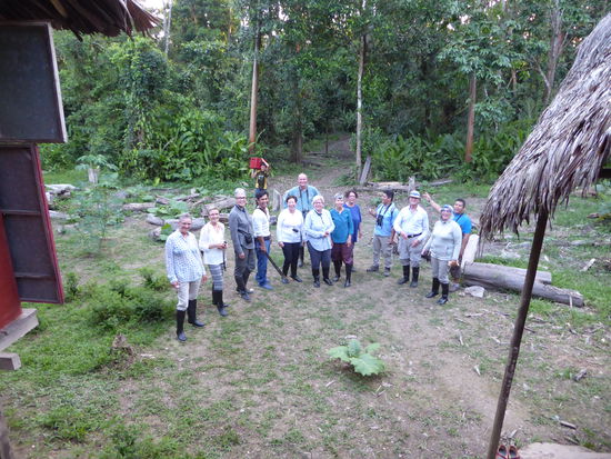 Vor dem Start zur ersten Exkursion