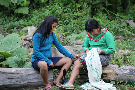 Matilda, die Schamanin mit ihrer Nichte Sara