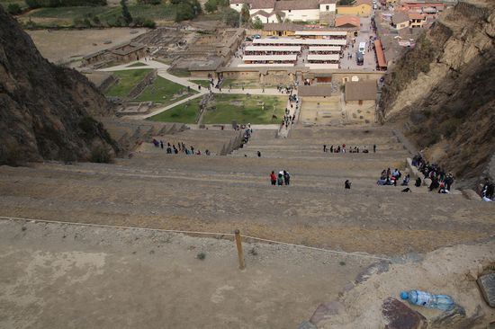 Ollataytambo - Sicht von oben - Foto: Bruno